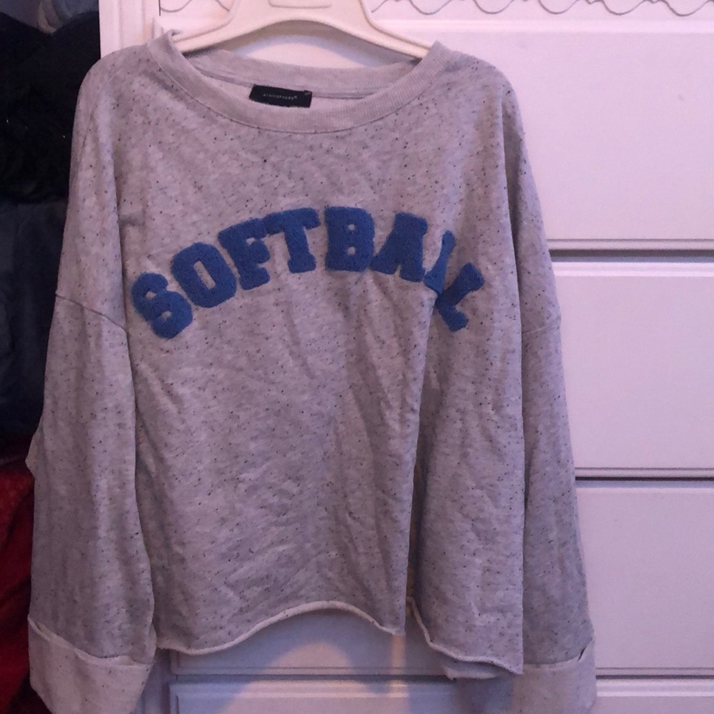 Softball Cropped Sweatshirt